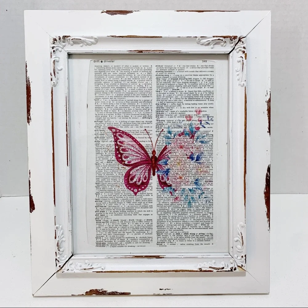 Dictionary Art Print, Butterfly, Dictionary Print, Vintage Art Print